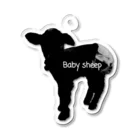 旅するナースのBaby sheep Acrylic Key Chain