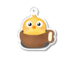 ☁️chie︎︎☁️のひよこマグカップ🐥☕️ アクリルキーホルダー