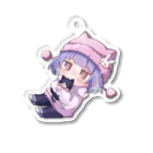 かげこ☠️💜のかげことはちわれ Acrylic Key Chain