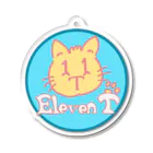 11Tキャラクターズの11Tキャット Acrylic Key Chain