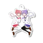 YMのかに子＆やみ子ちゃん Acrylic Key Chain