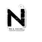 noisie_jpの【N】イニシャル × Be a noise. Acrylic Key Chain