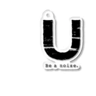 noisie_jpの【U】イニシャル × Be a noise. Acrylic Key Chain