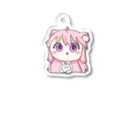 🌸朝美しるこ🌸のありがとうさぎ＆しるこ🐰 Acrylic Key Chain