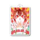 しそおにぎり！の謹賀新年ステッカー Acrylic Key Chain