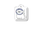 ぺき好きの不満顔のペキニーズさん Acrylic Key Chain