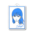 常酔（とこよい-TOKOYOI）の涼しげアクチュアリー アクリルキーホルダー