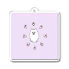 Hinanochin.shopの a pomeranian / shortcake アクリルキーホルダー