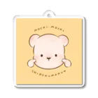 mochi•mochiのもちもち しろくまくんロゴ Acrylic Key Chain