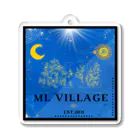 松田悟志のアートな小部屋のML VILLAGE Acrylic Key Chain