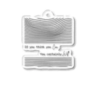 The Alburos & Co.のIf you think you Can you certainly Will Acrylic Key Chain