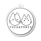 ゆずぽんず公式オンラインショップのゆずぽんずロゴグッズ Acrylic Key Chain