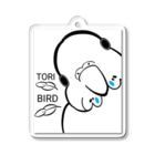 いっぷく処 てんてんのTORI BIRD(黒の羽) Acrylic Key Chain
