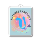 Future Starry Skyの青いドラゴン🐉 Acrylic Key Chain