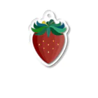 あびるるるのデザイン屋さんの🍓るるるのいちご -Ichigo-🍓 Acrylic Key Chain