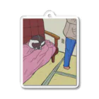 toru_utsunomiyaのソファーの猫 Acrylic Key Chain