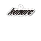 konore OFFICIAL MERCH STOREのkonore LOGO BLACK  アクリルキーホルダー