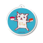 ネコのうーたんになりたいくちばしショップの「にゃすし又はすしにゃ」すし好き専用 Acrylic Key Chain