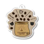 STAYSOME COFFEEのSTAYSOMECOFFEEアクリルキーホルダー(3匹の猫様) アクリルキーホルダー