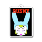 mamo〜のBunny girl アクリルキーホルダー