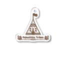 パレオな部族グッズストアのPaleolithic Camping Tent (Original Color) Acrylic Key Chain