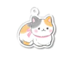 ねこたつ Official Shopのみたらし（三毛猫）キーホルダー Acrylic Key Chain