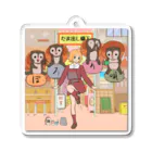 chimpotty shopのたま出し横丁ぽろり唄 Acrylic Key Chain