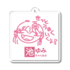 池ゆみちゃんねるキャラクター★池ゆみグッズの池ゆみ・きっとうまくいくよ！キーホルダー Acrylic Key Chain