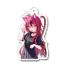 はるらるる@Twitchのししし様に描いていただいた、はるらるる Acrylic Key Chain