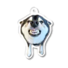 【ガルガルSHOP】柴犬大河と黒ラブ銀河の部屋の柴犬大河のガルガル・キーホルダー Acrylic Key Chain