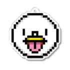 PITTEN PRODUCTSのPIXEL_FACE_01(BEE) アクリルキーホルダー