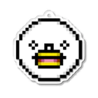 PITTEN PRODUCTSのPIXEL_FACE_02(SURPRISE) アクリルキーホルダー