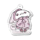 itsuto-こねこしょうしょうめんへらの「うめさくらこーで」 Acrylic Key Chain