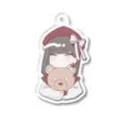 unqの🧸と女の子 Acrylic Key Chain