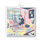 モナカの時間も忘れて Acrylic Key Chain