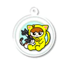 ひよこ鑑定事務所のひよこ3号＆にゃんずキーホルダー Acrylic Key Chain