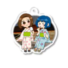 ゆず文房具店の文房具店のゆいちゃんと一緒の夏 Acrylic Key Chain