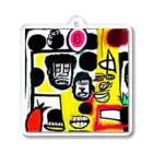 Alacarteのアートな人とフルーツ♪ Acrylic Key Chain