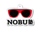 NOBU塾【公式】SHOPのNOBU塾【公式】-赤サングラス Acrylic Key Chain