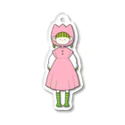 にか。の雑貨屋さん。の🌷チューリップちゃん。〈ぴんく〉🌷 Acrylic Key Chain