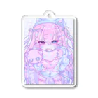 モマ@のゆめかわネコパジャマくん Acrylic Key Chain