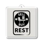 INVEST-LIGHT ほたるのお店のSELL・BUY・REST Acrylic Key Chain