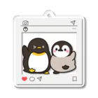 DECORのほのぼの子ペンギン　SNSでシェアver. アクリルキーホルダー