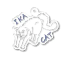 Potapoteのイカキャット(ブルー) Acrylic Key Chain