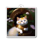 CAT_LINE_STOREの天界に住まうイタズラ猫 Acrylic Key Chain