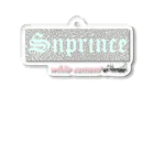 王子のアパレル Snprinceのwhite cement Snprince boxlogo アクリルキーホルダー