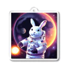 spaceinudogのspace usagi rabbit Acrylic Key Chain