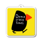 DemocracyTimesのデモクラシータイムス　キーホルダー　黄色 Acrylic Key Chain