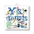Y's TennisのY's Tennisシャッター柄 Acrylic Key Chain