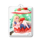 蕪川 にいろの「一緒に食べる？」 Acrylic Key Chain